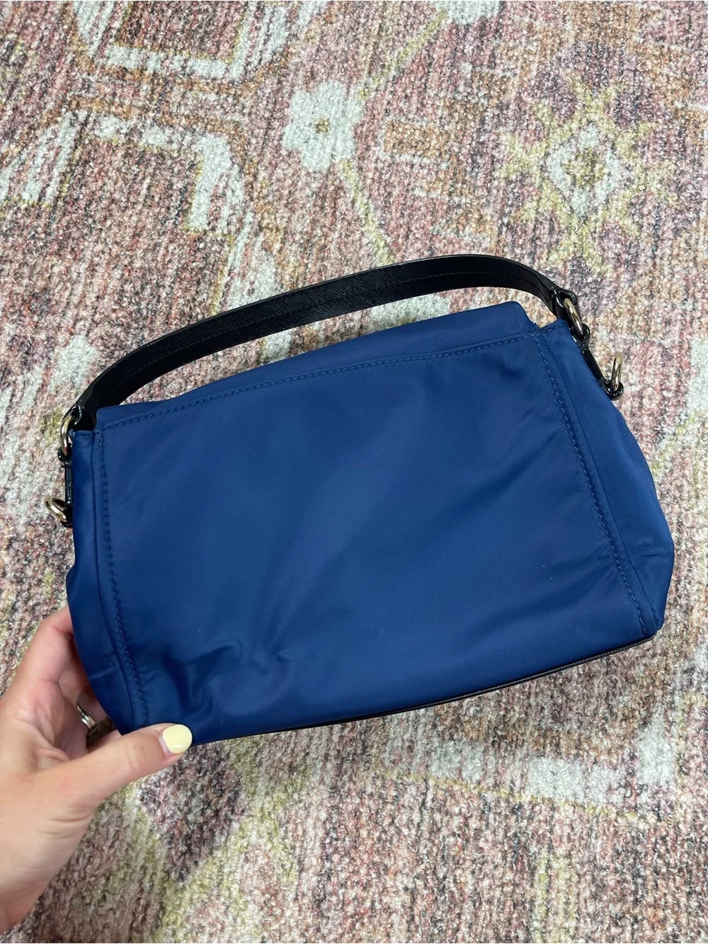 NEW Kate Spade Blake Avenue Miri Nylon Bag Navy Blue